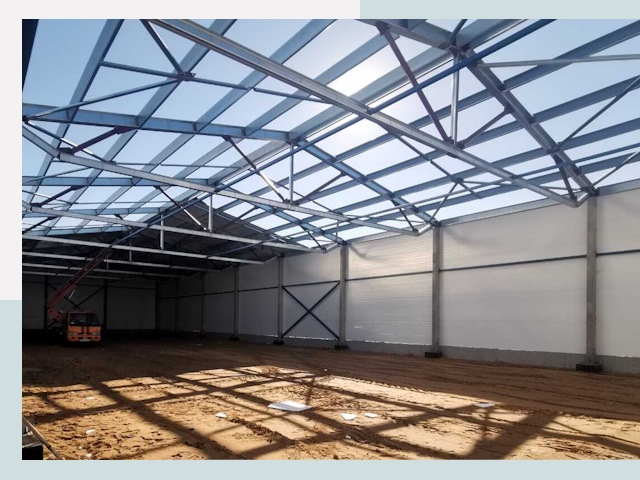 Строительство сенохранилищ в Бугуруслане