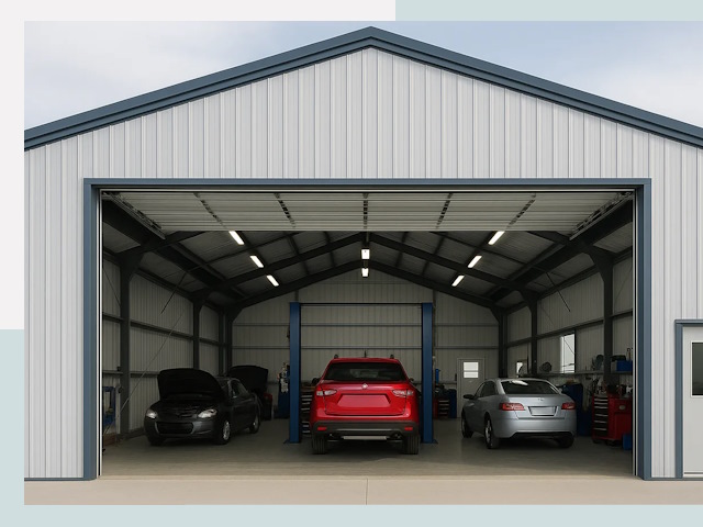 Ангары из сэндвич панелей от 611 руб. в Бугуруслан