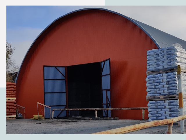 Полукруглые ангары по цене от 611 руб. в Бугуруслан