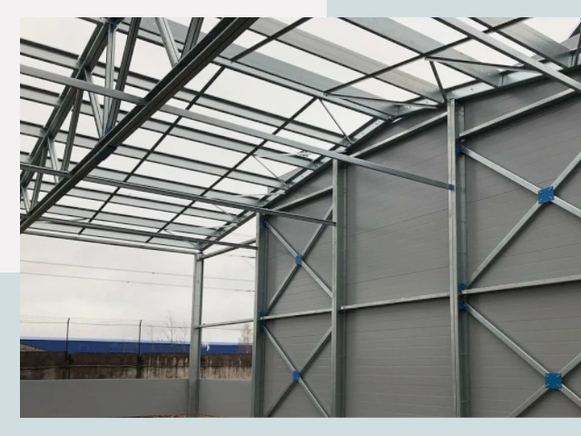 Каркасные ангары от СтальСтрой-Бгр по цене от 611 руб.