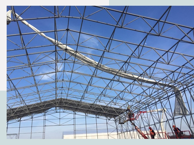 Шатровые ангары от 611 руб. в Бугуруслане и Оренбургской области