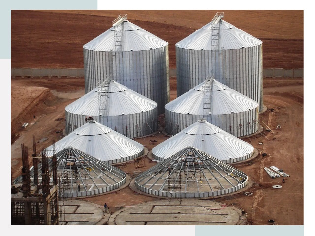 Строительство зерновых силосов в Бугуруслане