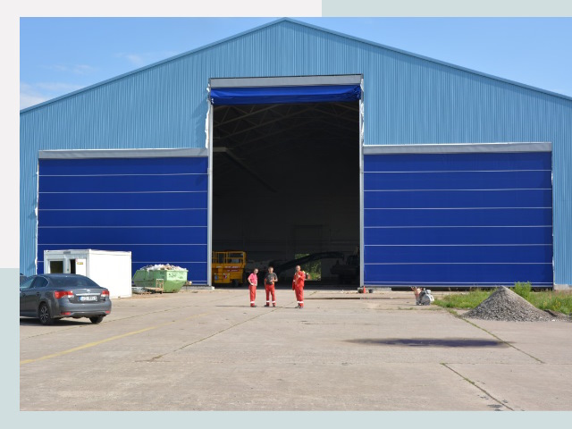 Ангарные ворота в Бугуруслан от СтальСтрой-Бгр по цене 611 руб.