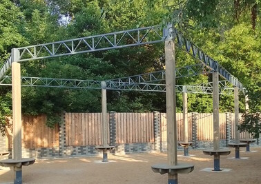 Терраса из металлоконструкций под ключ, проектирование, изготовление и монтаж от СтальСтрой-Бгр